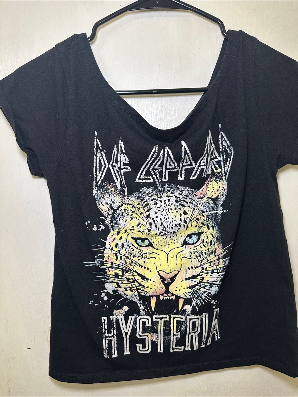 Hysteria Black Graphic Tee